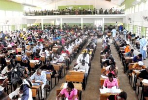 exam hall in Nigeria