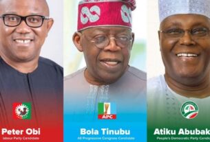 Peter Obi, Bola Tinubu, Atiku Abubakar.